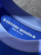 White Typography Logo Two Blue Long Sleeve™