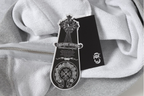 Dagger Emblem Full Zip Grey Hoodie™