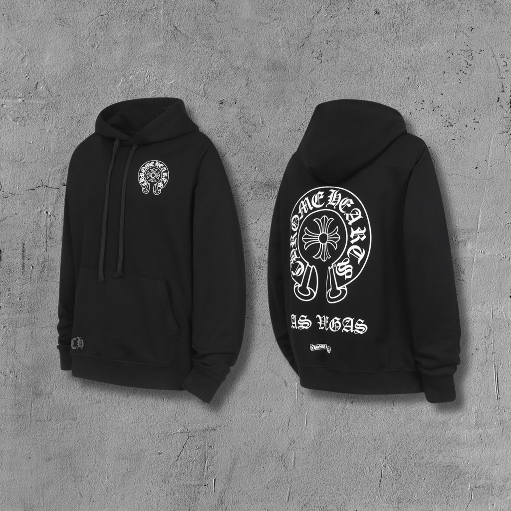 Horse Shoe Logo Las Vegas Black Hoodie™