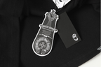 Double Black Leather Cross Black Woven Long Sleeve™