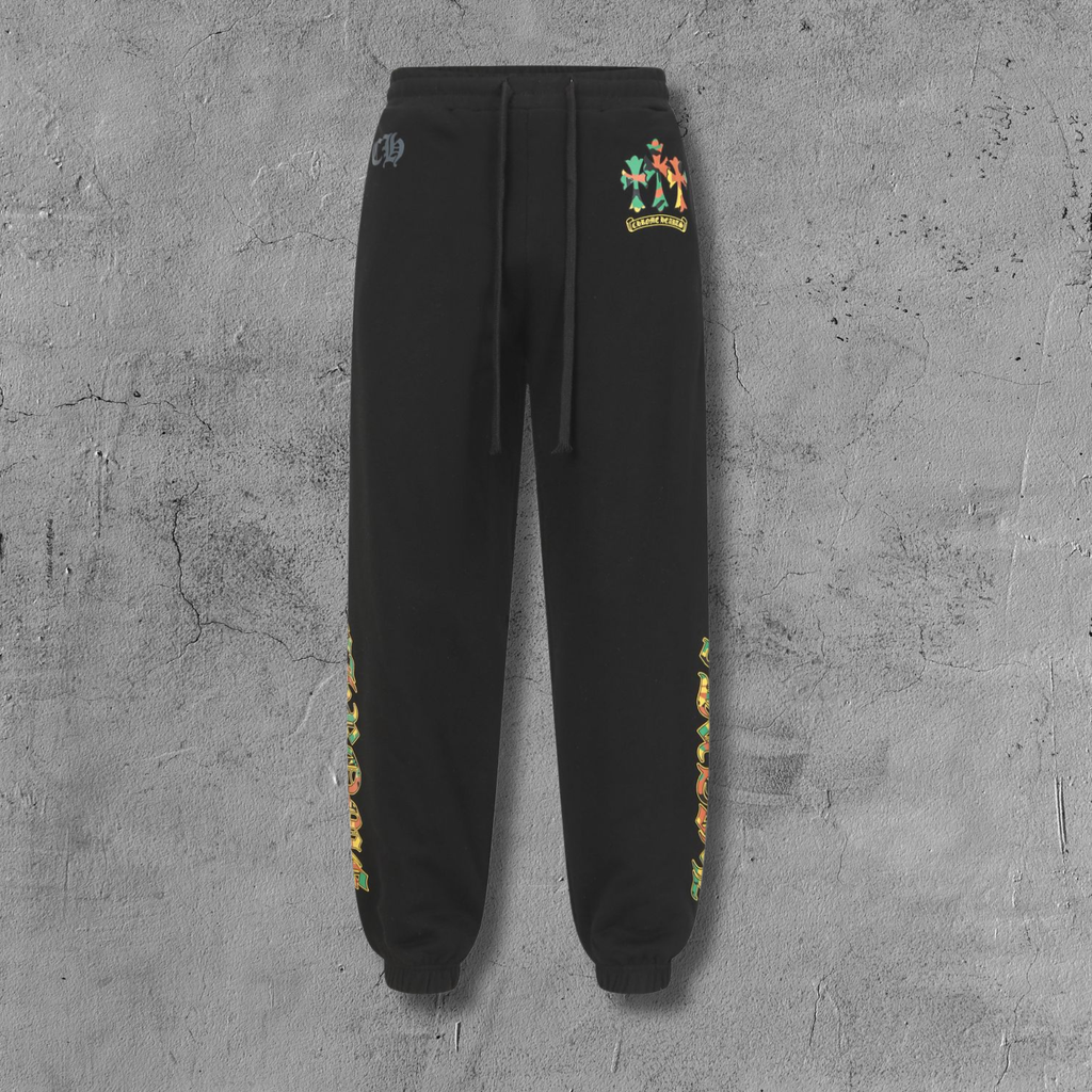 Camo Triple Cross Black Sweatpants™