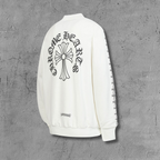 Cross Logo White Long Sleeve™
