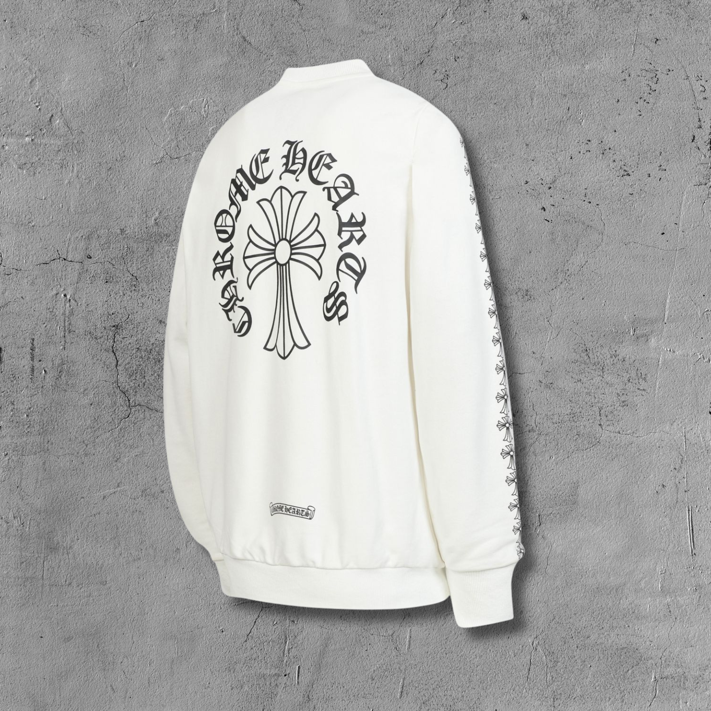 Cross Logo White Long Sleeve™