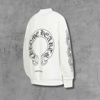 Big Horse Shoe Logo White Sweatshirt™