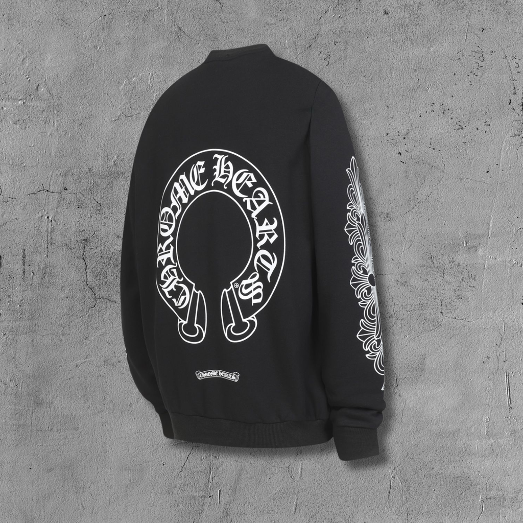 Big Horse Shoe Logo Black Sweatshirt™