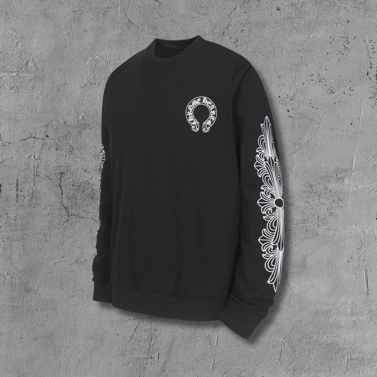 Big Horse Shoe Logo Black Sweatshirt™
