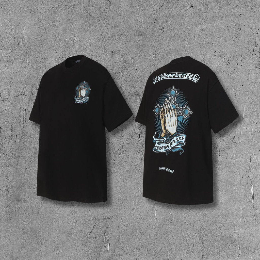 Praying Hands Black T-Shirt™
