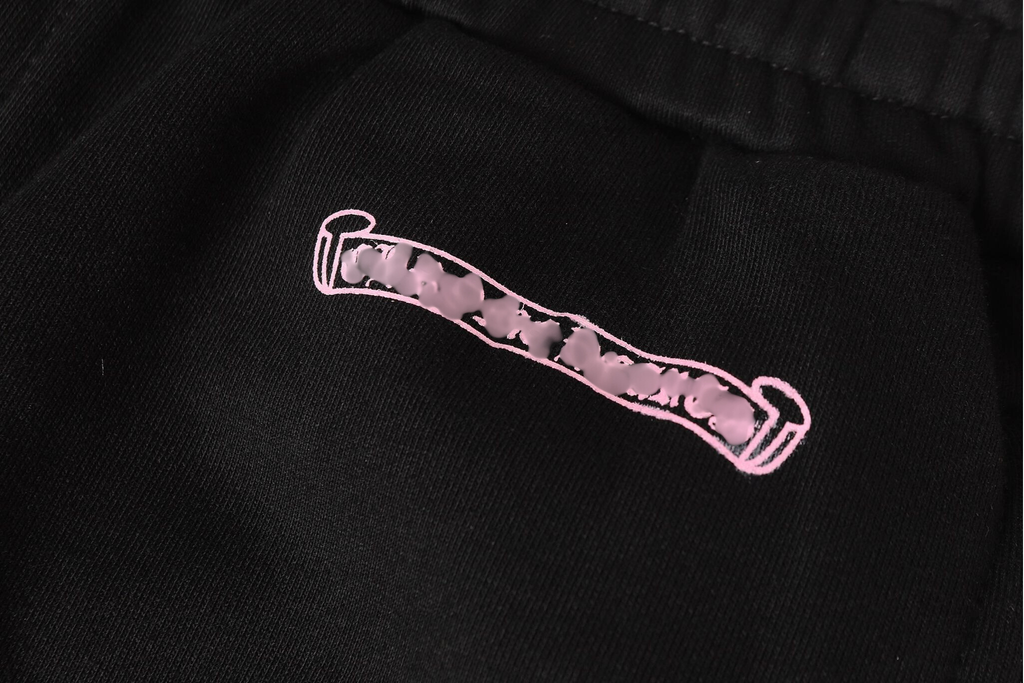 Pink Crosses Deadly Doll Black Sweatpants™