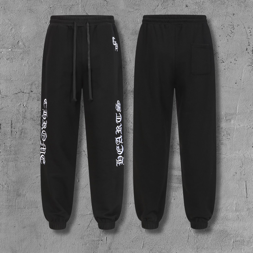Embroidered CH Logo Black Sweatpants