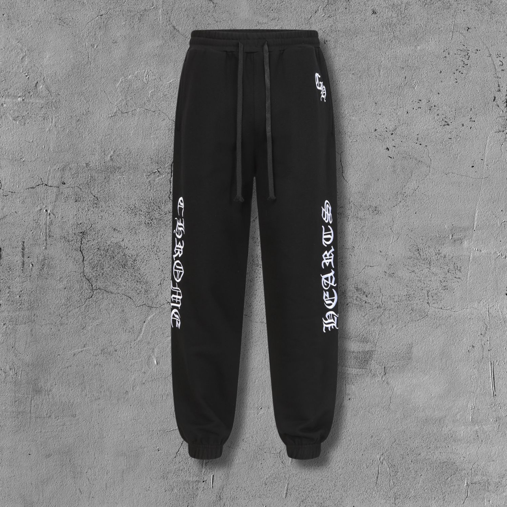 Embroidered CH Logo Black Sweatpants