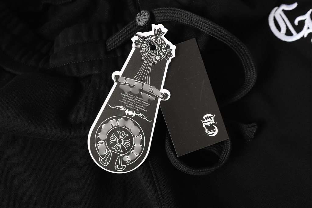 Embroidered CH Logo Black Sweatpants