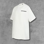 Black Leather Triple Cross F You White T-Shirt™