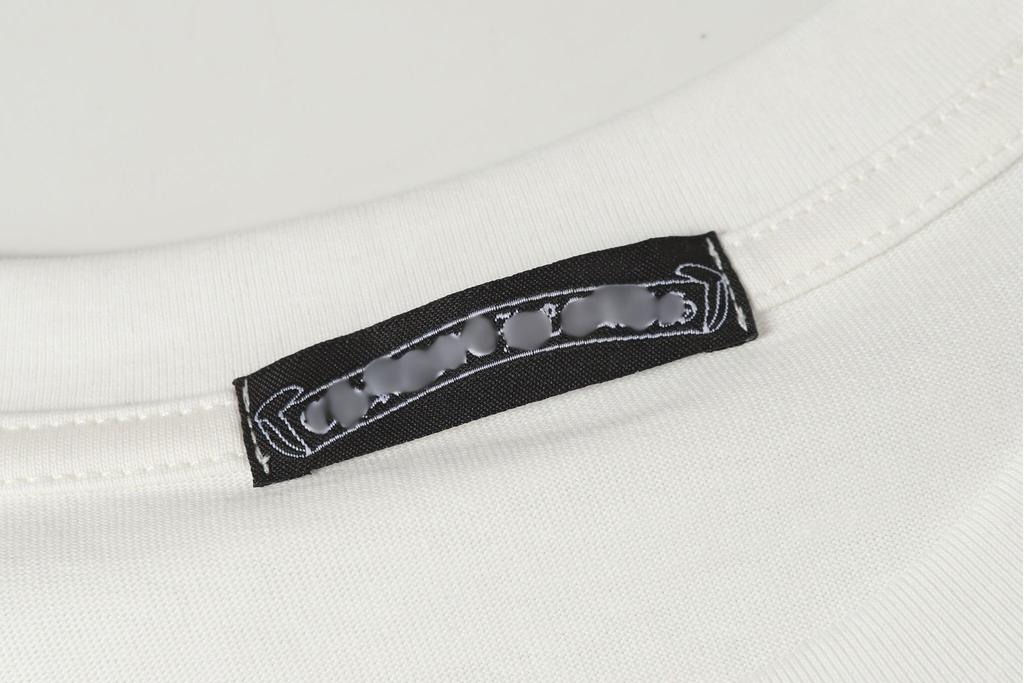 Black Leather Triple Cross F You White T-Shirt™