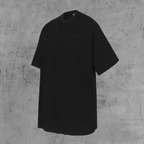 Black Leather Triple Cross F You Black T-Shirt™