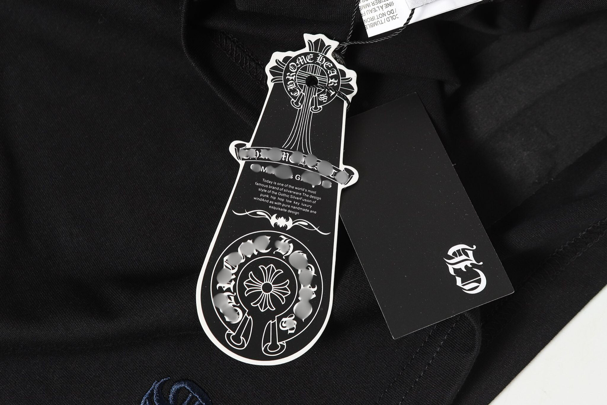 Colored Letters Horse Shoe Logo Black T-Shirt™
