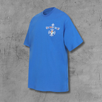 Colored Letters Horse Shoe Logo Blue T-Shirt™