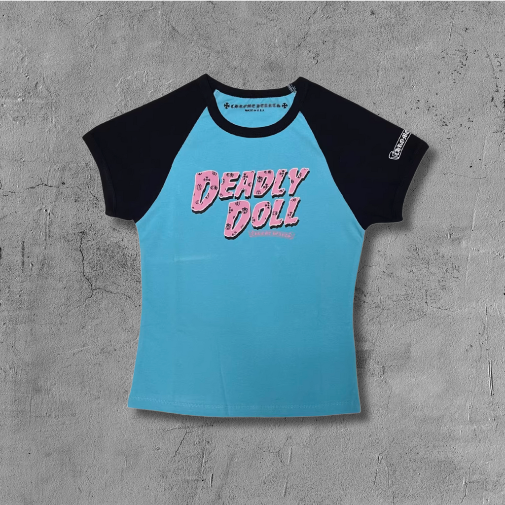 Deadly Doll Blue Crop Top Shirt™