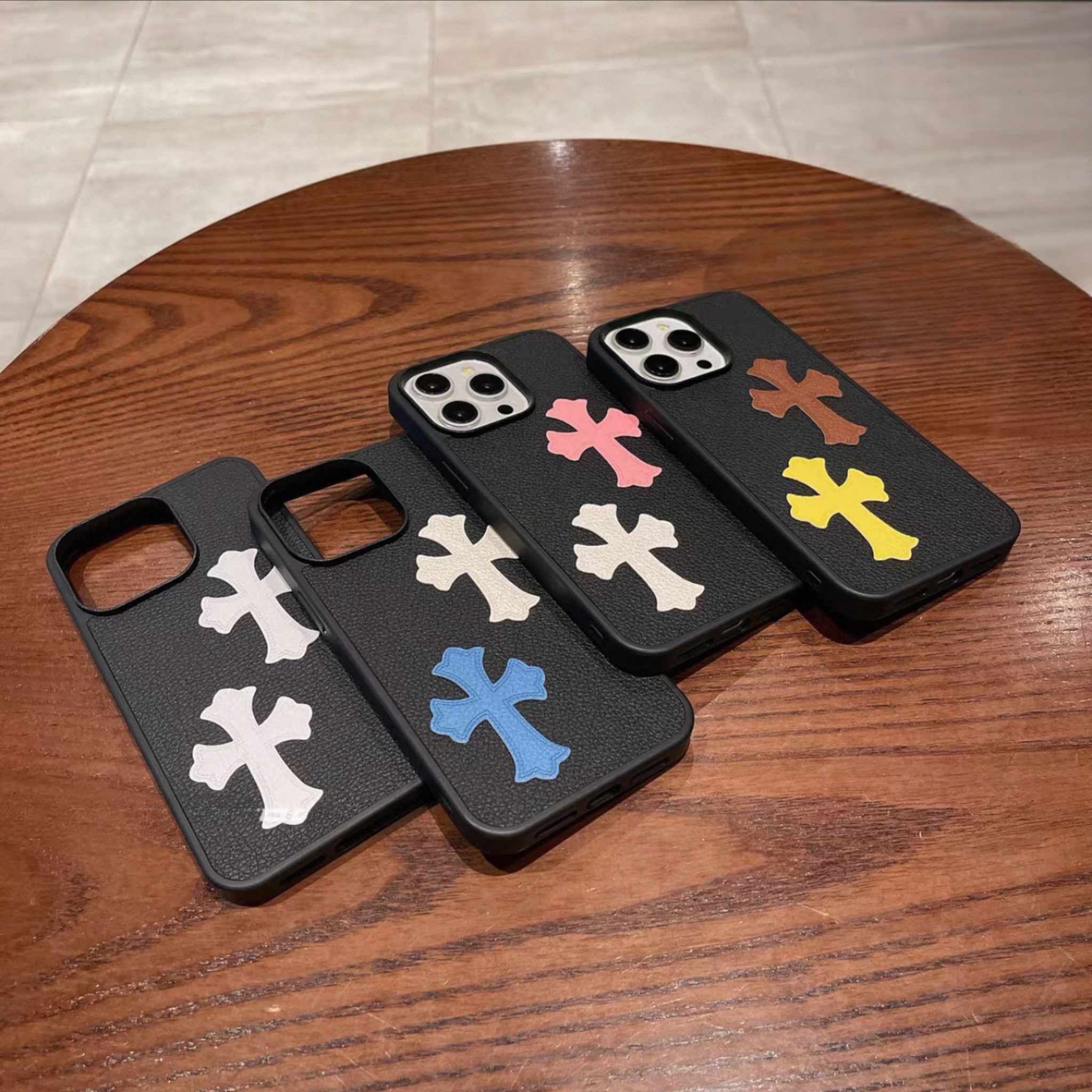 Double Cross Leather Phone Case™