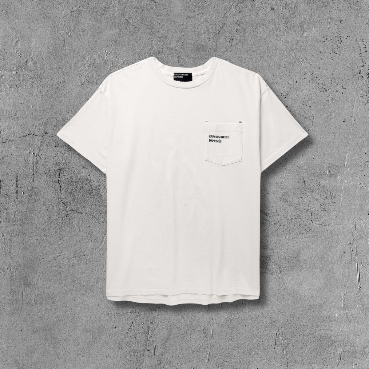 ER* Typography Logo Pocket White T-Shirt™