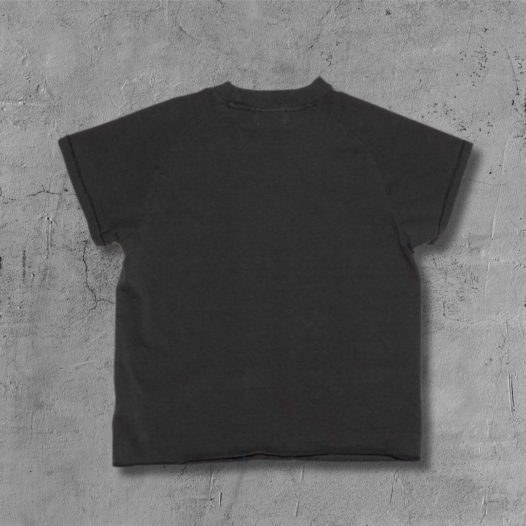ER* Woman in Sheet Raglan Black T-Shirt™