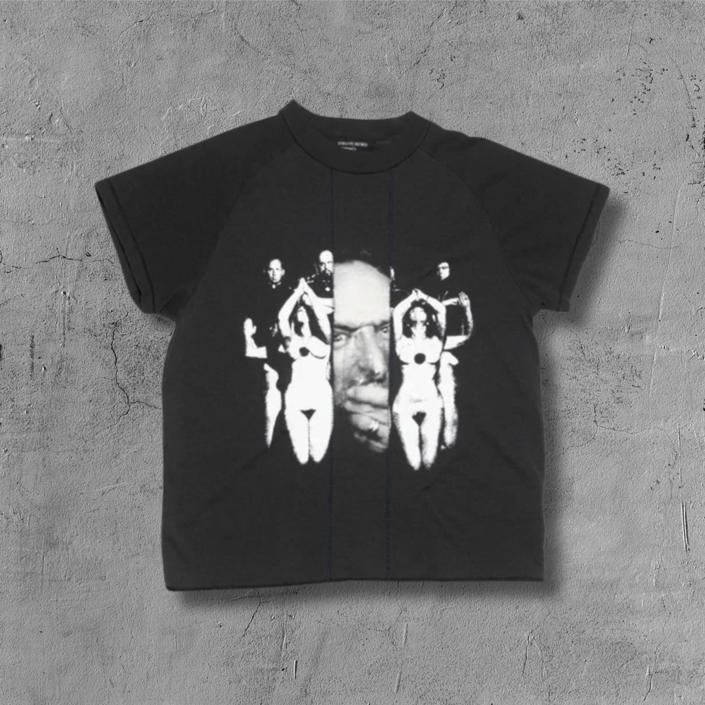 ER* Anton/Hopper Assemblage Raglan Faded Black T-Shirt™