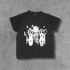 ER* Anton/Hopper Assemblage Raglan Faded Black T-Shirt™
