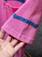 Blue Banner Logo Pink T-Shirt™