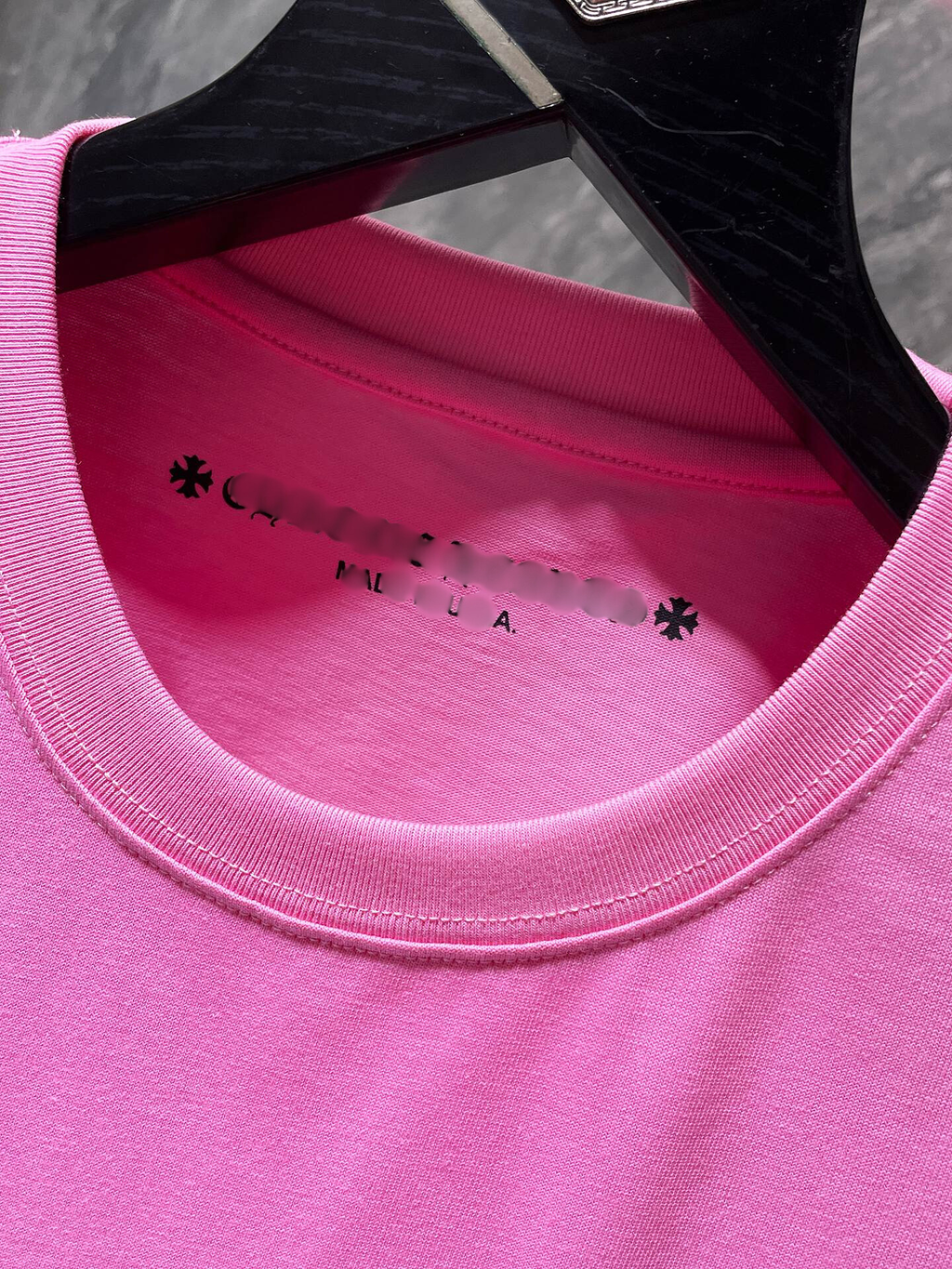 Blue Banner Logo Pink T-Shirt™