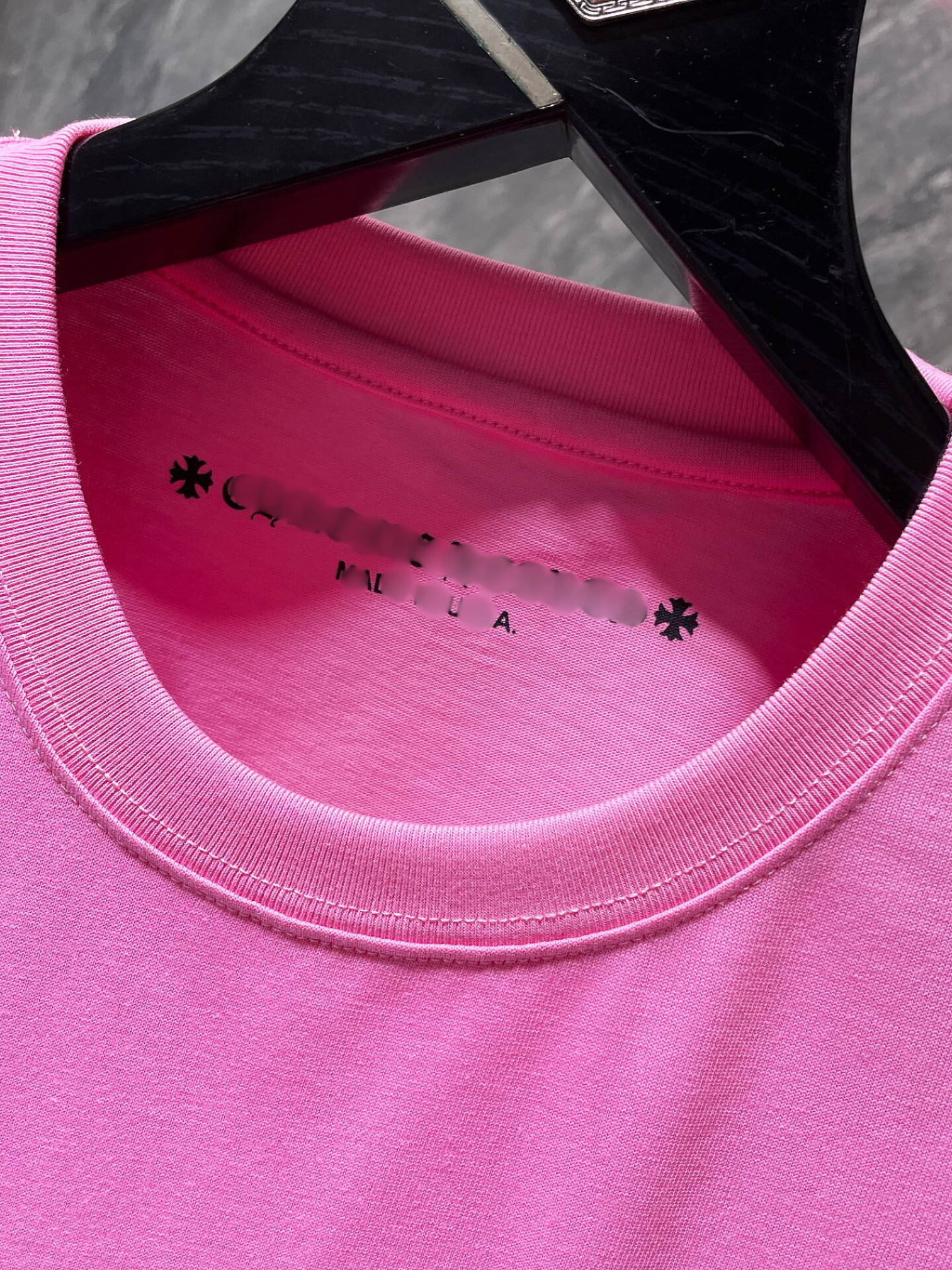 Blue Banner Logo Pink T-Shirt™