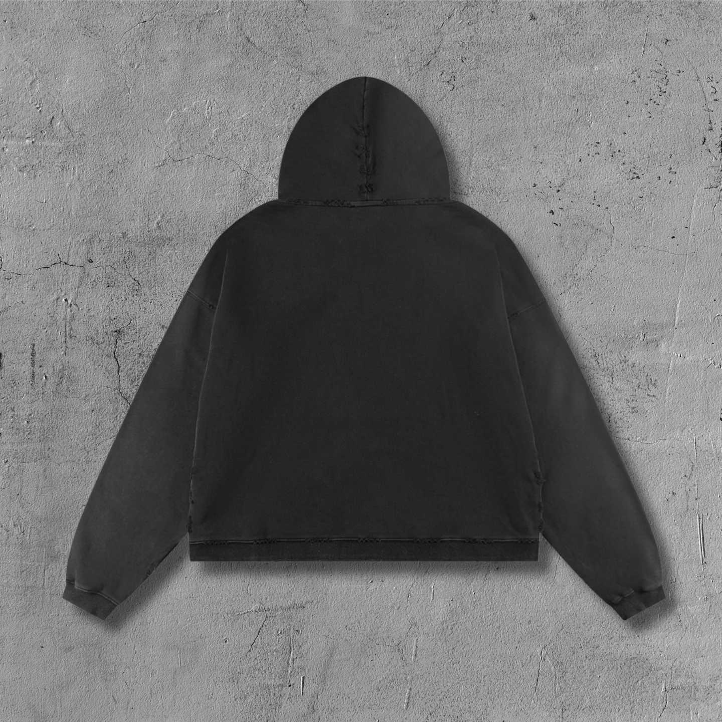 ER* Black Typograhpy Hoodie™