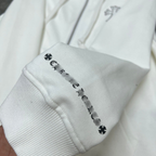 Cross Logo White Hoodie™