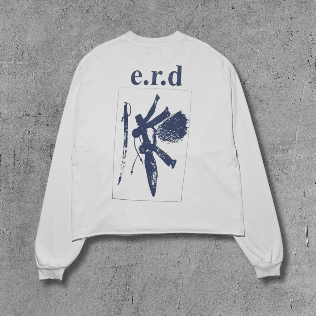 ER* 777 Faded White Long Sleeve Shirt™