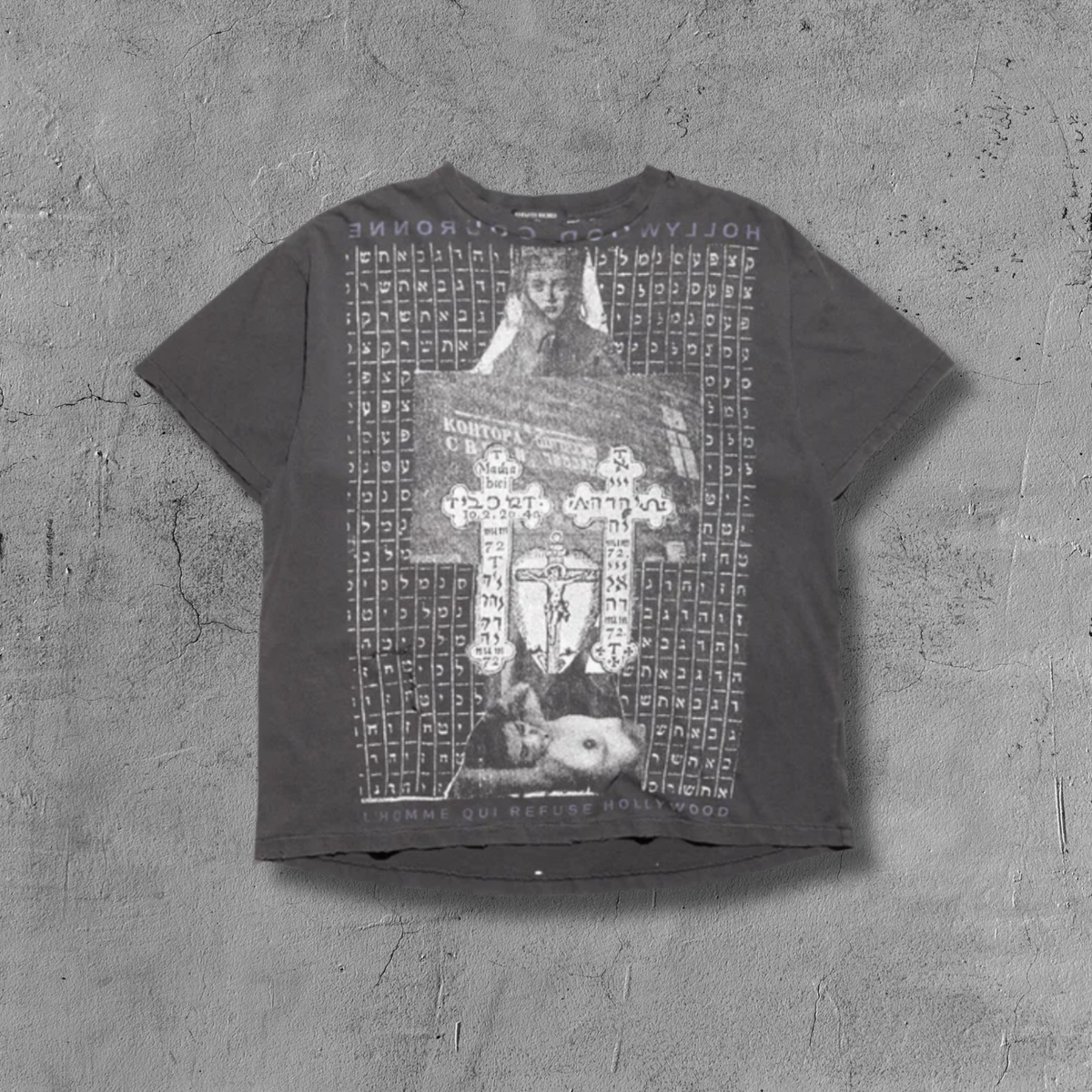 ER* Bunny Girl Faded Black T-Shirt™