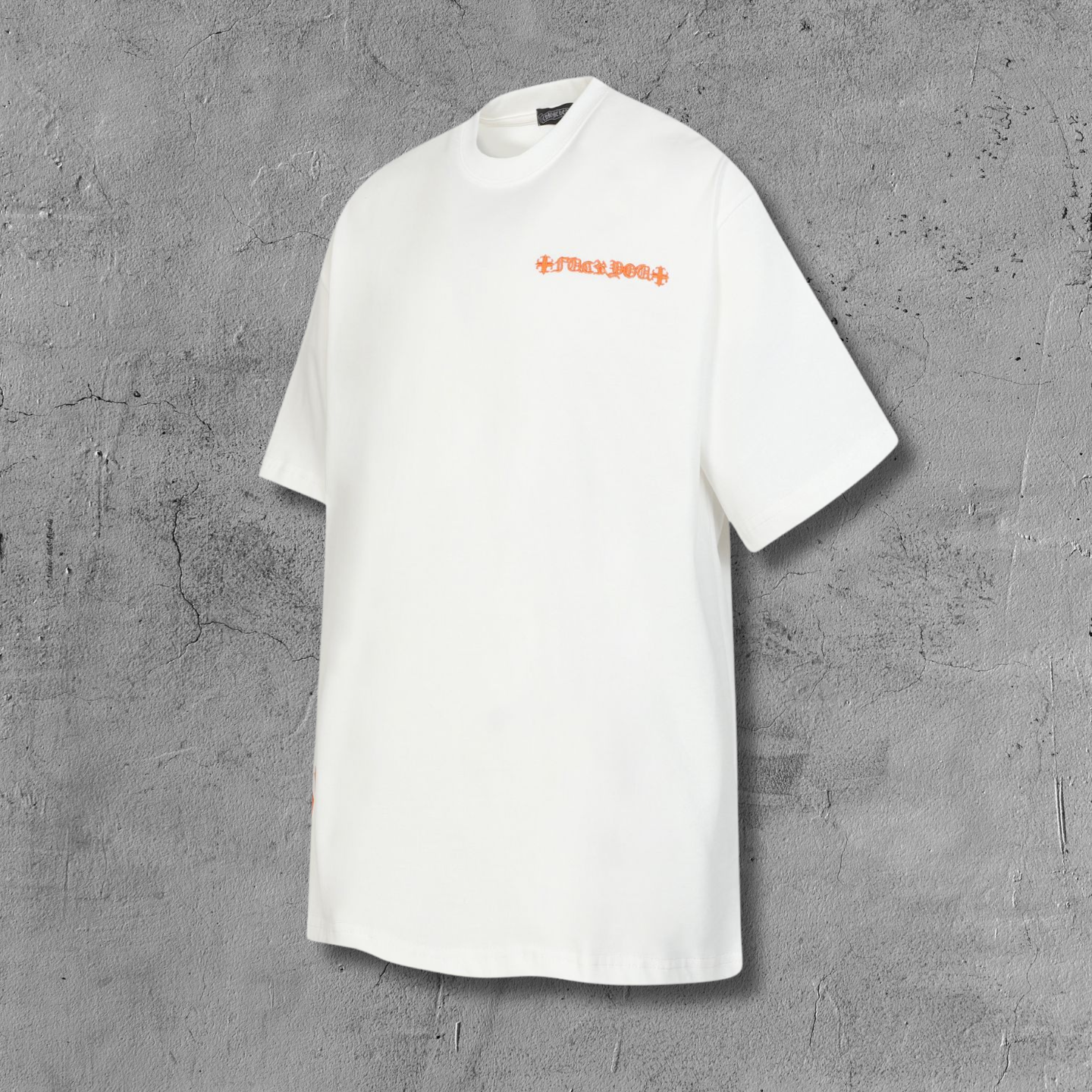 Multi Color Leather Triple Cross F You White T-Shirt™