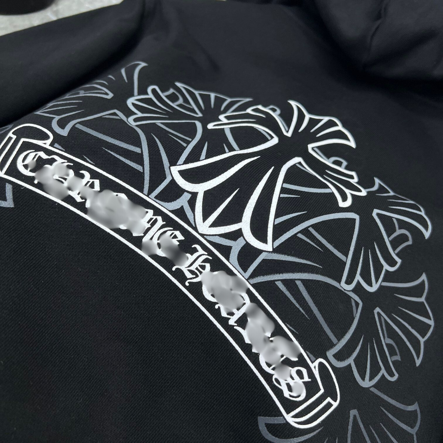 Cross Logo Black Hoodie™