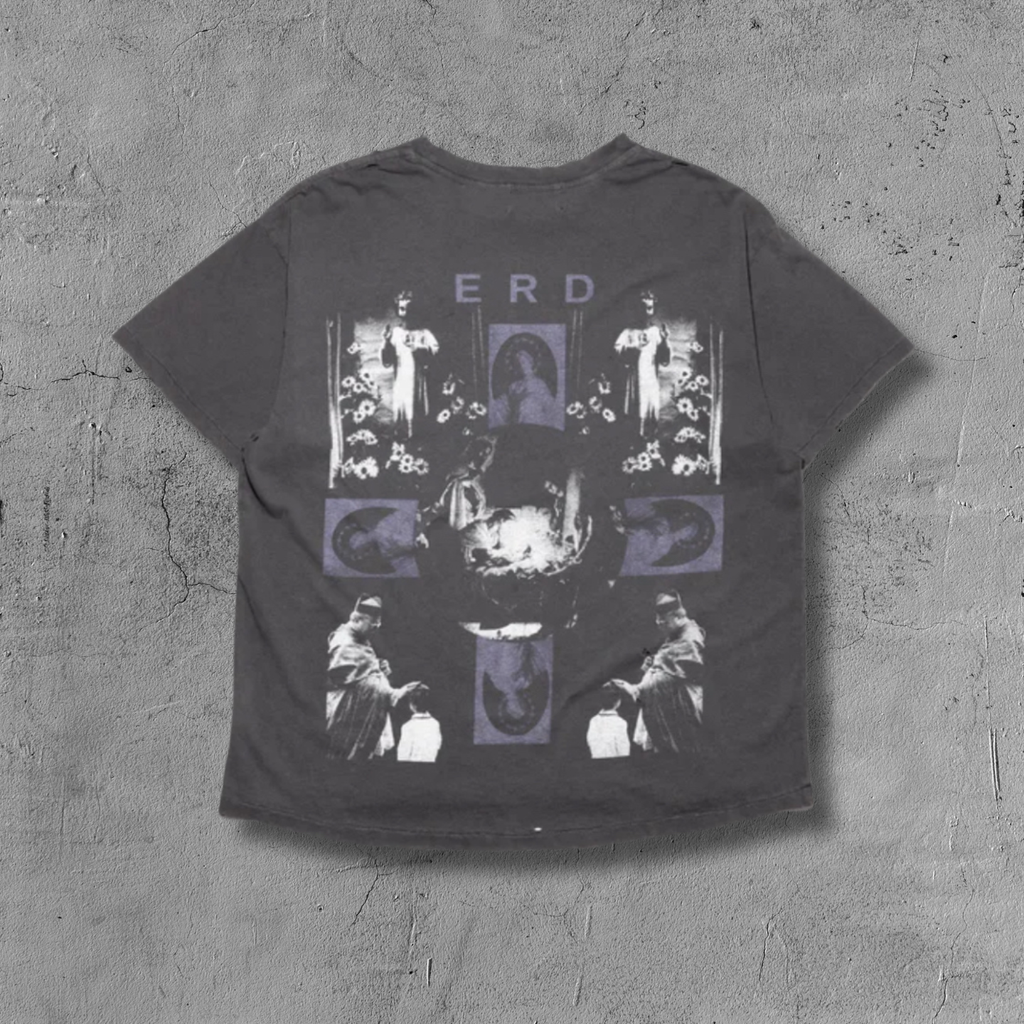 ER* Bunny Girl Faded Black T-Shirt™