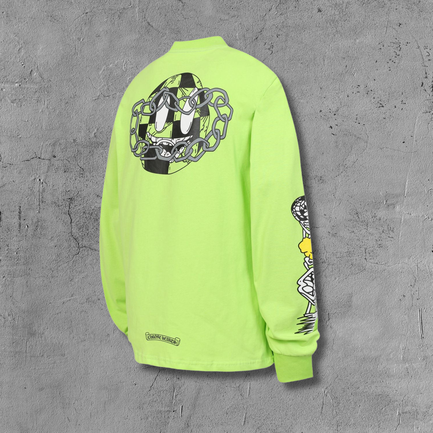M-Boy Chain Linked Lime Green Long Sleeve™