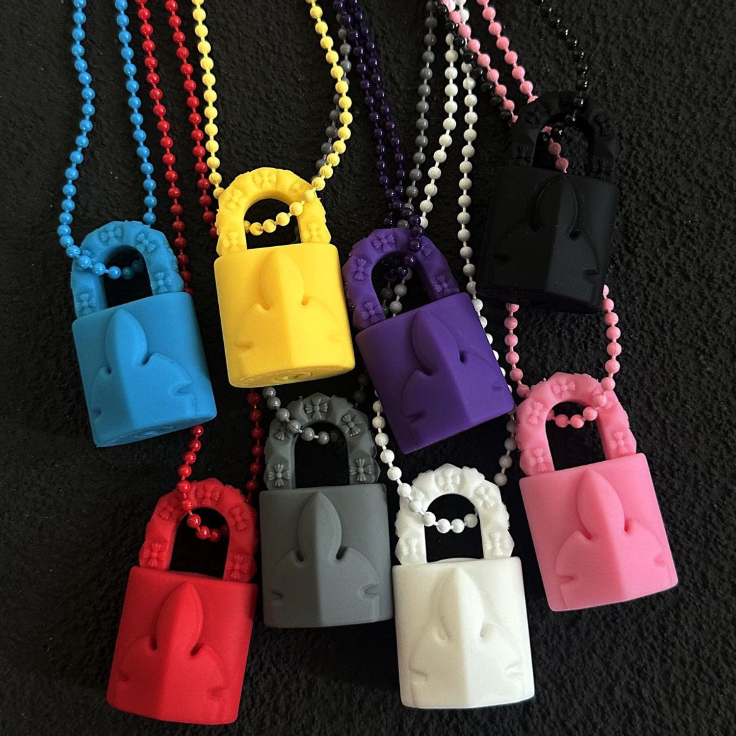 Silicon Colored Padlock Pendant™