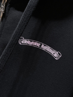 Pink Deadly Doll Black Full Zip Hoodie™
