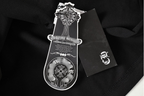 Black Leather Cross Brand Collab Black T-Shirt™