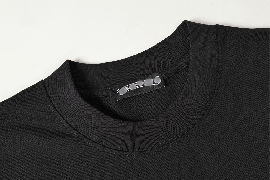 Black Leather Cross Brand Collab Black T-Shirt™
