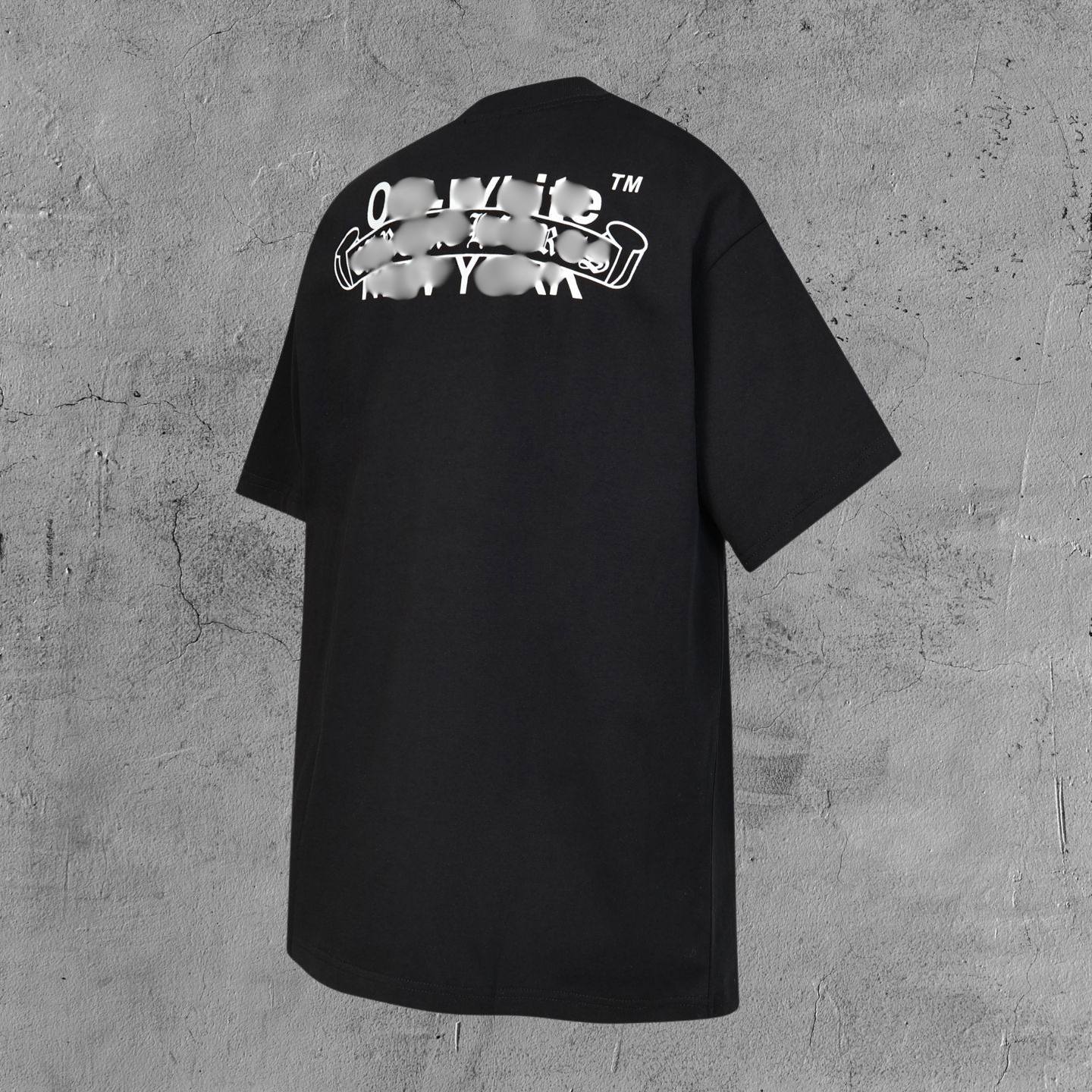 Black Leather Cross Brand Collab Black T-Shirt™