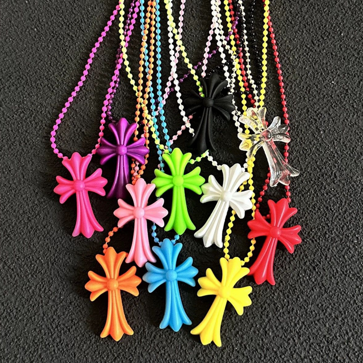 Silicon Colored Cross Pendant™