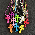 Silicon Colored Cross Pendant™
