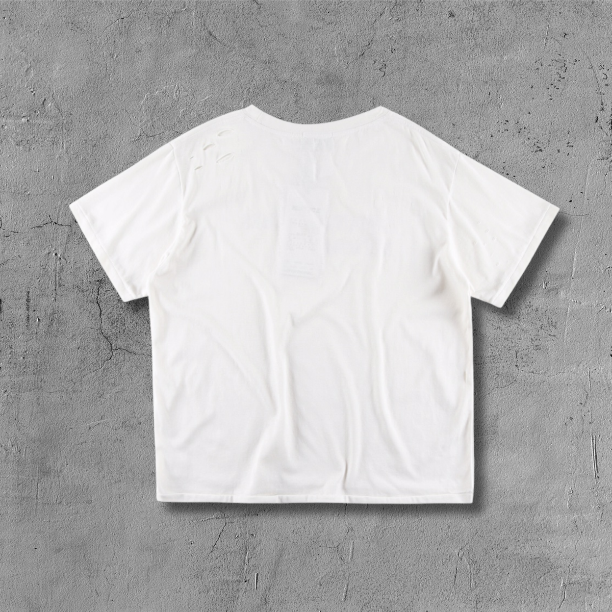 ER* Distressed White T-Shirt™