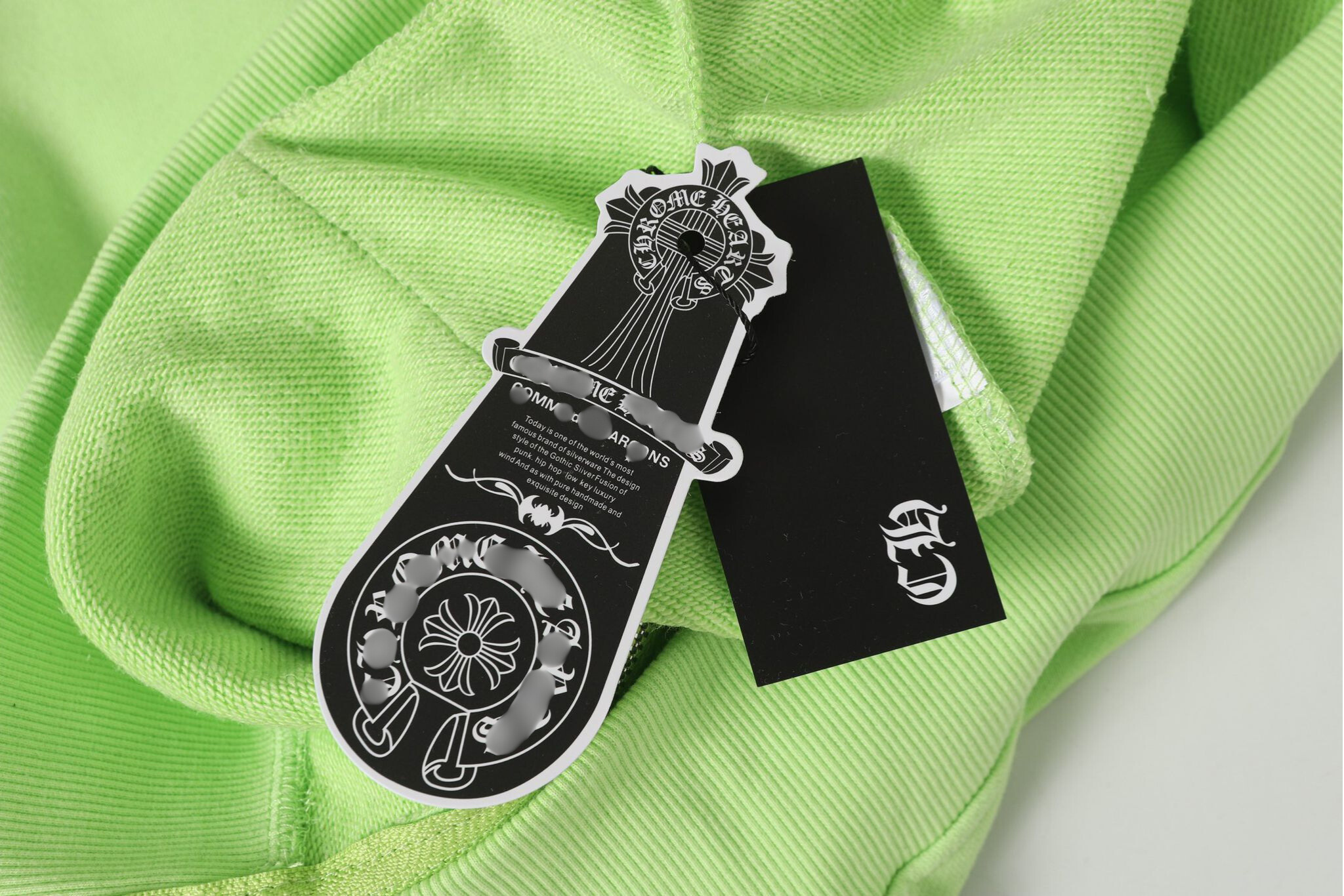 M-Boy Chain Linked Lime Green Full Zip Hoodie™