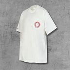 Red Horse Shoe Logo White T-Shirt™