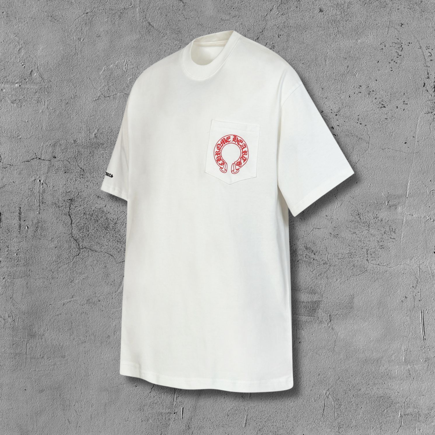 Red Horse Shoe Logo White T-Shirt™
