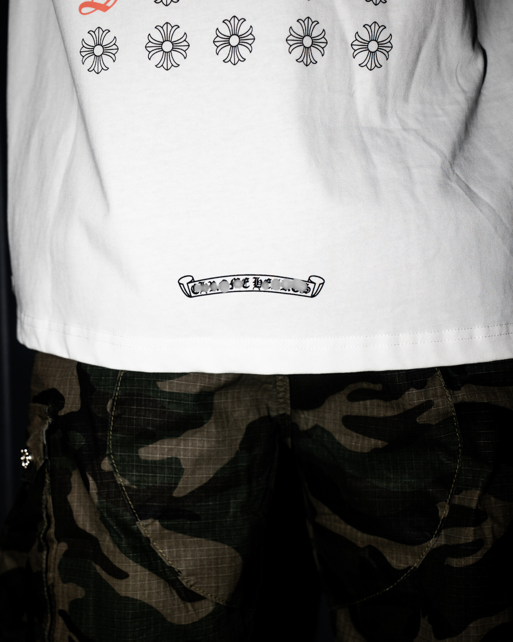 Orange Typography White Long Sleeve™