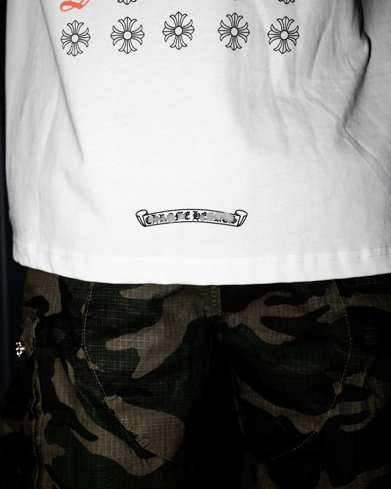 Orange Typography White Long Sleeve™